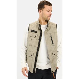 camel active - Outdoor Bodywarmer - Beige - Met Opstaande Kraag