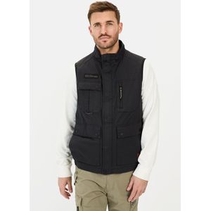 camel active - Outdoor - Bodywarmer - Donkerblauw - Katoen met Polyester Voering