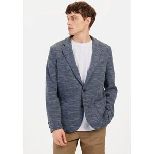 Blazer - Regular Fit - Zwart - Jersey - Volledig Gevoerd