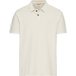 Camel Active - Poloshirt - Blauw - Katoen - Garment-dye Behandeling