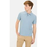 Camel Active - Poloshirt - Blauw - 100% Katoen