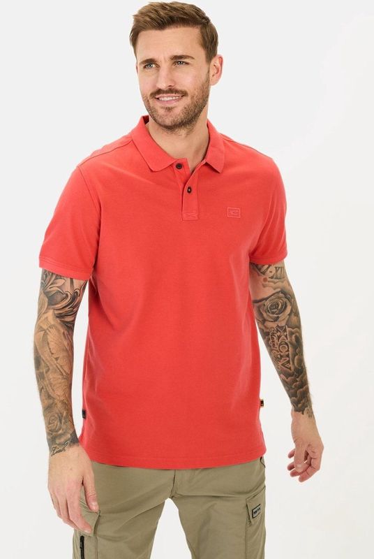 Camel Active - Poloshirt - Blauw - Katoen