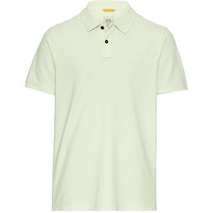 camel active Korte mouw poloshirt gemaakt van katoen - Maat menswear-L - Lichtgroen