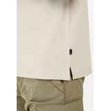 camel active - Korte Mouw Poloshirt - Beige - Katoenmix - 2-Way Stretch
