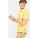 camel active - Poloshirt - Geel - Korte Mouwen - Biologisch Katoen
