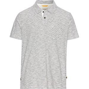camel active - Gemêleerd Poloshirt - Grijs - Katoen