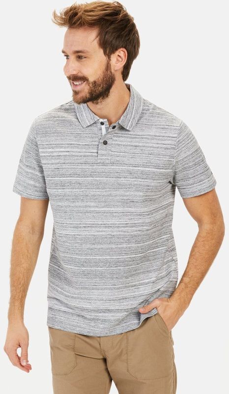 Camel Active - Poloshirt - Grey - 2-Way Stretch - Sneldrogend - Verkoelend Effect