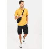 camel active - Poloshirt - Oranje - Katoen