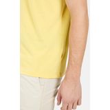 camel active - Basic - T-shirt - Geel - Gemaakt van puur katoen