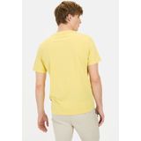 camel active - Basic - T-shirt - Geel - Gemaakt van puur katoen