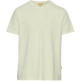 Camel Active - T-shirt - Katoen - Ronde Hals - Regular Fit - Camel Active Logoborduur