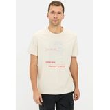 Camel Active - T-Shirt - Beige - Biologisch Katoen