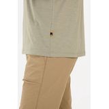 camel active - T-shirt - Khaki - Biologisch Katoen