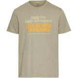 camel active - T-shirt - Khaki - Biologisch Katoen