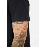 camel active T-shirt met print gemaakt van biologisch katoen - Maat menswear-S - Donker blauw