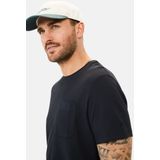 camel active - T-Shirt - Donker Blauw - Met Borstzak