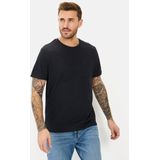 camel active - T-Shirt - Donker Blauw - Met Borstzak