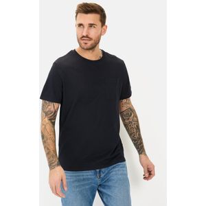 T-shirt - Lichtblauw - Ademend - 2-way Stretch - Borstzakje