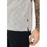 camel active - Henley - T-shirt - Beige - 100% Katoen