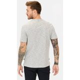 camel active - Henley - T-shirt - Beige - 100% Katoen