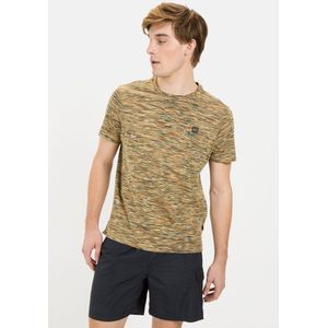 Camel Active - T-shirt - Katoen - Camel - Korte Mouwen