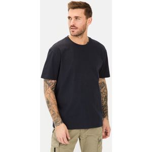 camel active T-shirt gemaakt van biologisch katoen - Maat menswear-XL - Donkerblauw