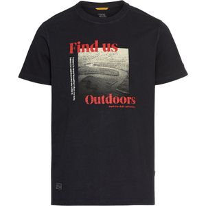 Camel Active - T-shirt - Groen - Biologische Katoen - Regular Fit