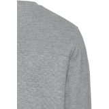 camel active - Longsleeve Shirt - Grijs - Gewatteerd Patroon