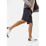 camel active - Chinoshort - Donker Blauw - Katoen met Stretch