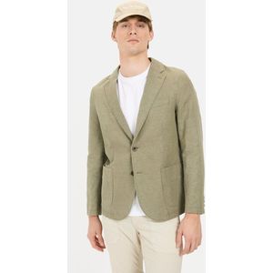 camel active - Vrijetijdsblazer - Groen - 100% Katoen - 2-knoopssluiting