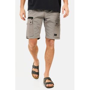 Camel Active - Cargo Short - Grijs - Stretch - Trekkoord