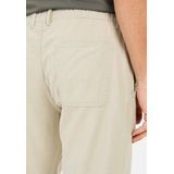 camel active Chinobroek met trekkoord van een linnenmix - Maat menswear-34/30 - Beige