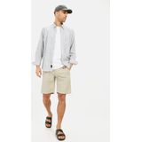 Camel Active - Bermuda - Katoen/Linnen - Met Trekkoord - Geborduurd Logo