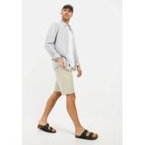 Camel Active - Bermuda - Katoen/Linnen - Met Trekkoord - Geborduurd Logo