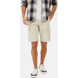 camel active - Herenshorts - Beige - Regular Fit - Cargozakken