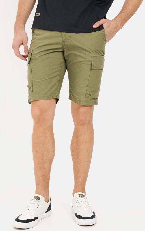 camel active - Cargoshort - Groen - Regular Fit