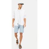 camel active - Cargoshort - Licht Blauw - Regular Fit