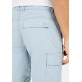 camel active - Cargoshort - Licht Blauw - Regular Fit