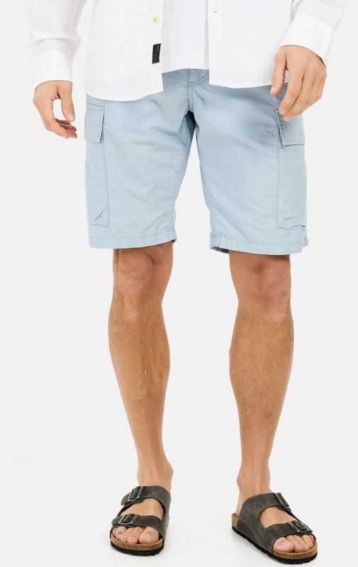 camel active - Cargoshort - Licht Blauw - Regular Fit