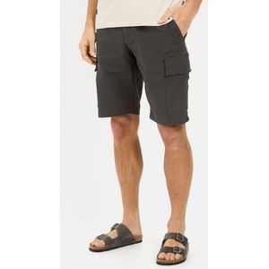 Camel Active - Cargoshort - Zwart - 2-Way Stretch - Regular Fit
