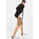 Cargoshorts - Beige - Katoen - Regular Fit