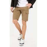 Cargoshorts - Beige - Katoen - Regular Fit