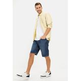 Camel Active - 5-Pocket Denim Short - Donkerblauw - Gemaakt van Katoen