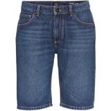 Camel Active - 5-Pocket Denim Short - Donkerblauw - Gemaakt van Katoen