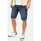 Camel Active - 5-Pocket Denim Short - Donkerblauw - Gemaakt van Katoen