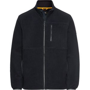 camel active - Fleecejack - Donker Blauw - Met Opstaande Kraag