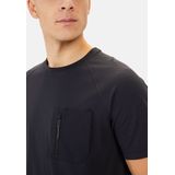 camel active - T-shirt - Donkerblauw - Verkoelend Effect