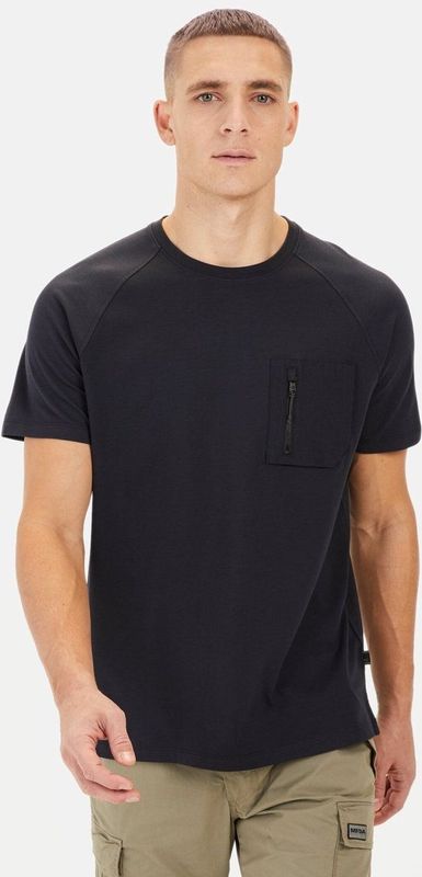 camel active - T-shirt - Donkerblauw - Verkoelend Effect