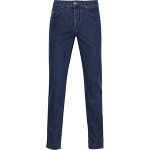 Brax - 5-Pocket Spijkerbroek - Donkerblauw - Denim - Normale Fit