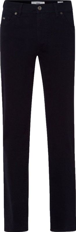 Brax - 5-Pocket Broek - Donkerblauw - Katoenmix - Stretch